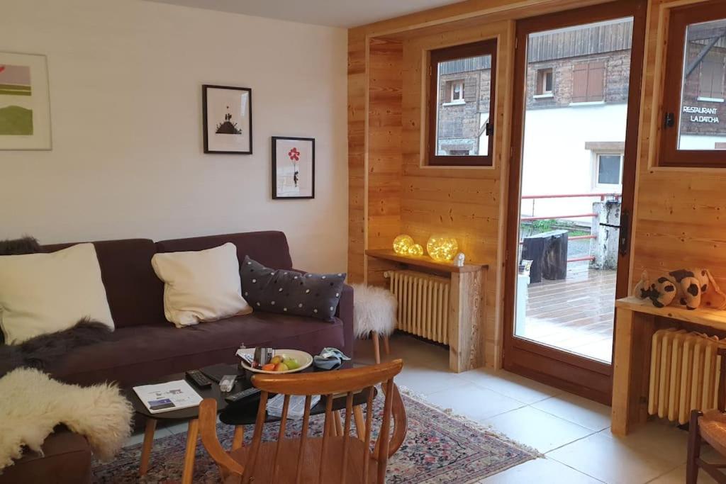 Appartement La Duchere Le Plan-La Giettaz Massif Des Aravis المظهر الخارجي الصورة